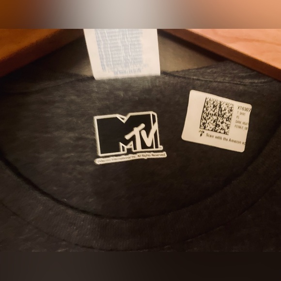 Retro MTV Brand T-Shirt Fitted 80s 90s Theme Party Size M - Picture 3 of 6